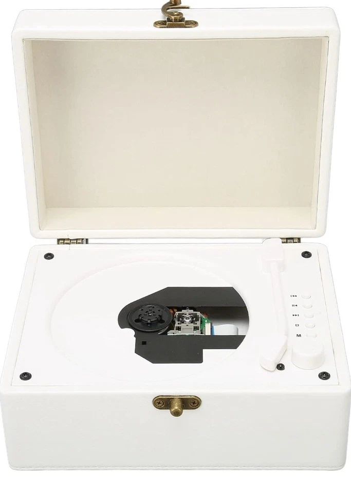 CD Record Player, Support AUX USB Bluetooth CD Player - Image 4 of 4