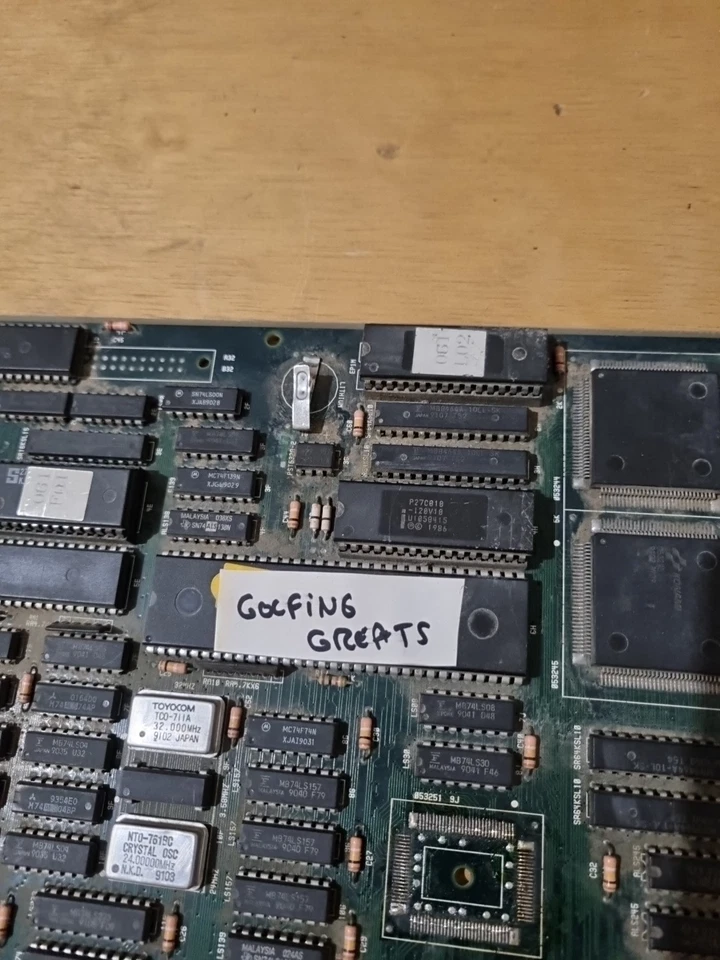 Original Konami PCB JAMMA Golfing Greats Jeu Arcade - Photo 3/4