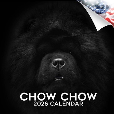 Chow Chow Dog Breed Calendar 2026 FULL SIZE 12x24 Made in USA