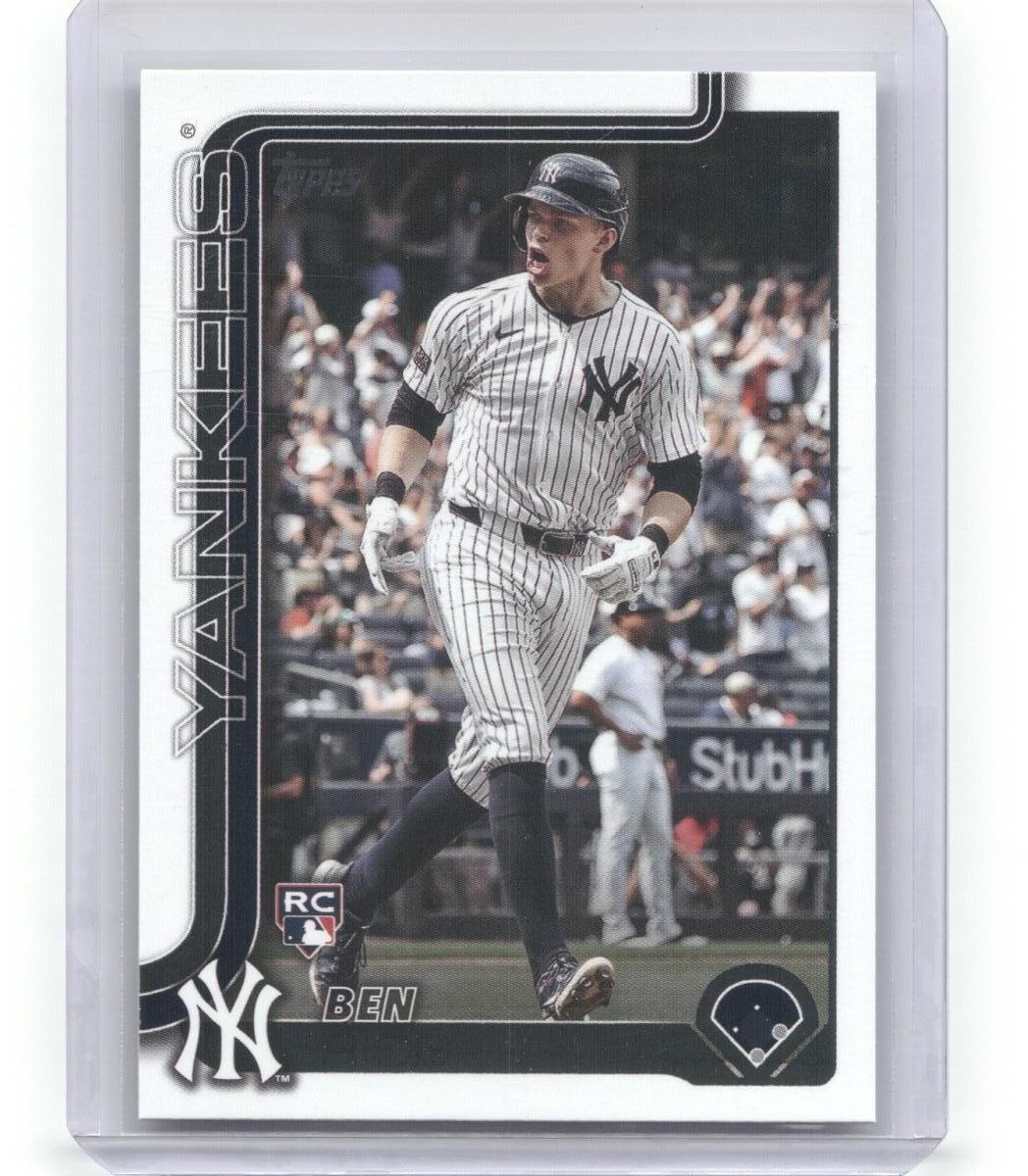 2025 Topps #337 Ben Rice Rainbow Foil