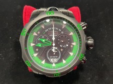 Invicta Venon Reserve 54mm Model #1603 Black W/3 Extra Straps NOS Needs Battery