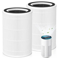 HAP604 Replacement Filter for ECOSELF HAP604 Air Purifier, 3-In-1 Air Filter ...