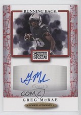 2021 Sage Premier Draft Auto Red Greg McCrae #A62 Auto y3k