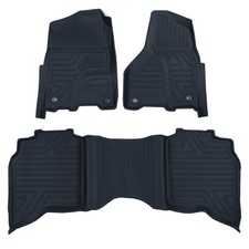 Floor Mats Liners For 2013-2018 Dodge Ram 1500 2500 3500 Crew Cab All-weathernum Floor Mats Liners For 2013-2018 Dodge Ram 1500 2500 3500 Crew Cab All-weathernum