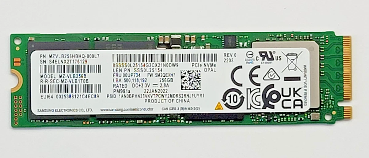 Samsung M.2 Interface 256 GB Solid State Drives for sale | eBay