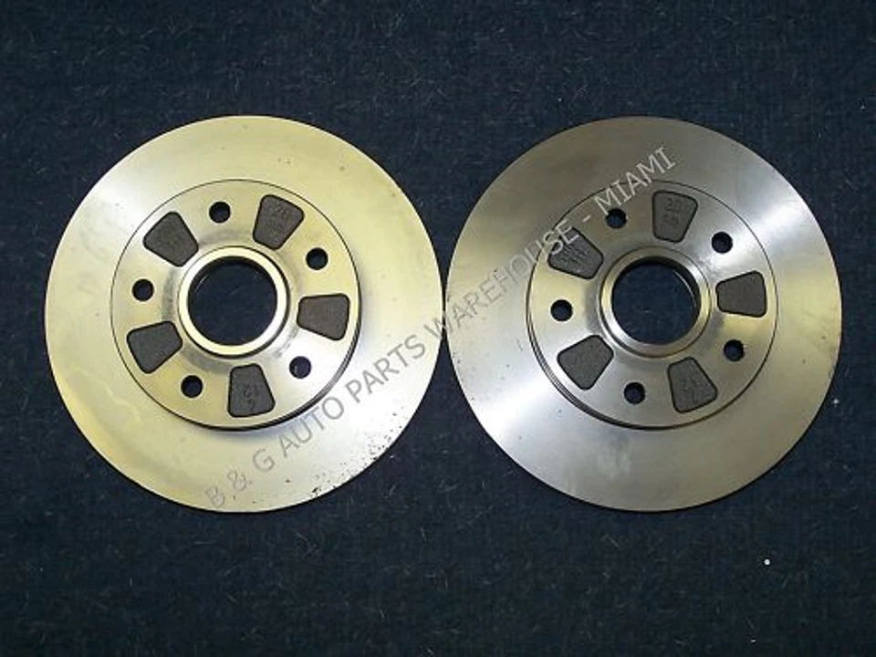 Conjunto de 2 rotores de buje delantero italiano Brembo 25450 para Mazda 929 1988 89 90 91 Foto 2 de 4