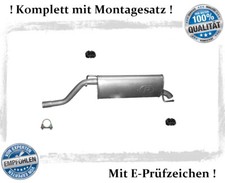 Endschalldämpfer Opel Corsa D 1.4 16V  64/66/74KW Auspuff Endtopf Montagesatz