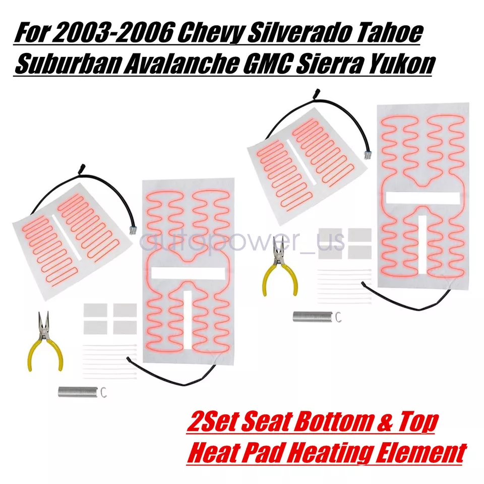 For 2003-2006 Chevy GMC Pickup SUV Driver & Passenger Seat Heater Element Pad - Image 2 of 4