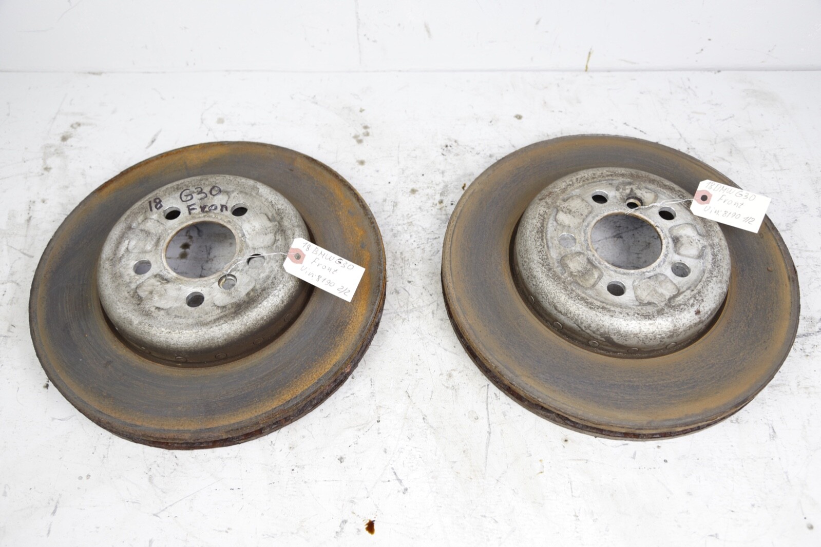 17-20 BMW G30 530i 540i Front Left & Right Disc OEM