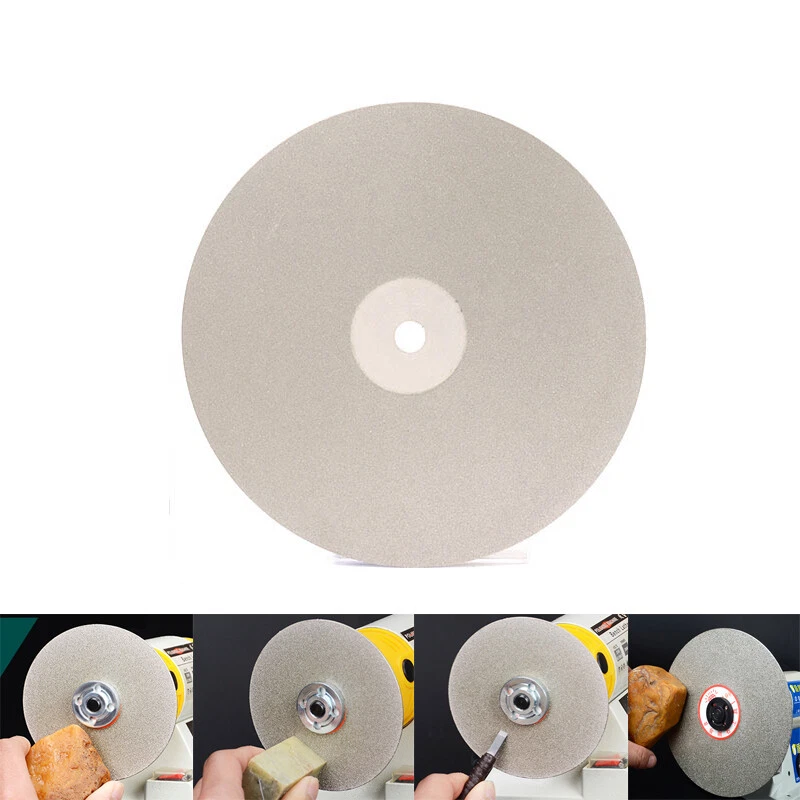 6" 150mm Diamond Coated Flat Lap Wheel 60 - 3000 Grit Polishing Grinding Discs - Image 4 of 4