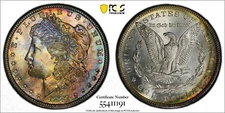 1881-S U.S. $1 Morgan Silver Dollar PCGS MS64 ~ Pretty Toned