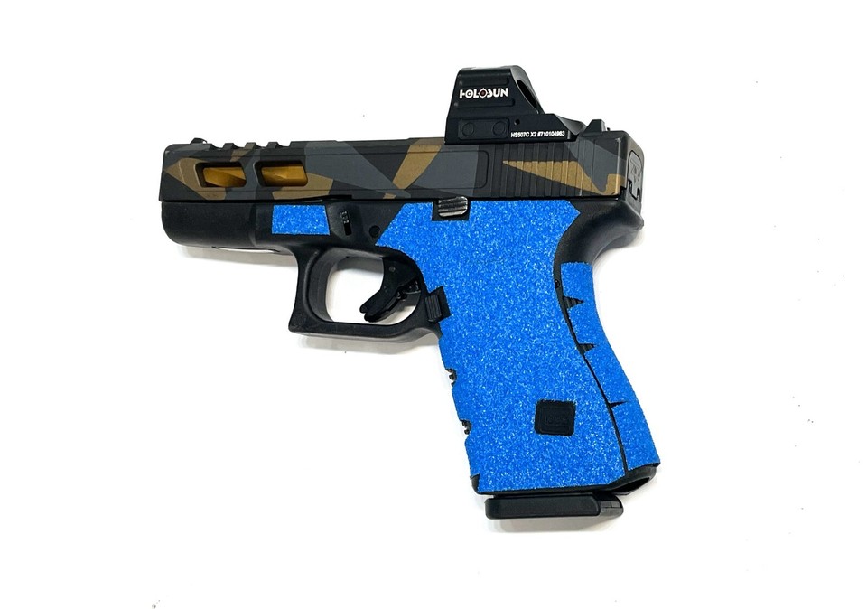 Handleitgrips BLUE Sandpaper Gun Grip Tape Wrap for Glock eBay