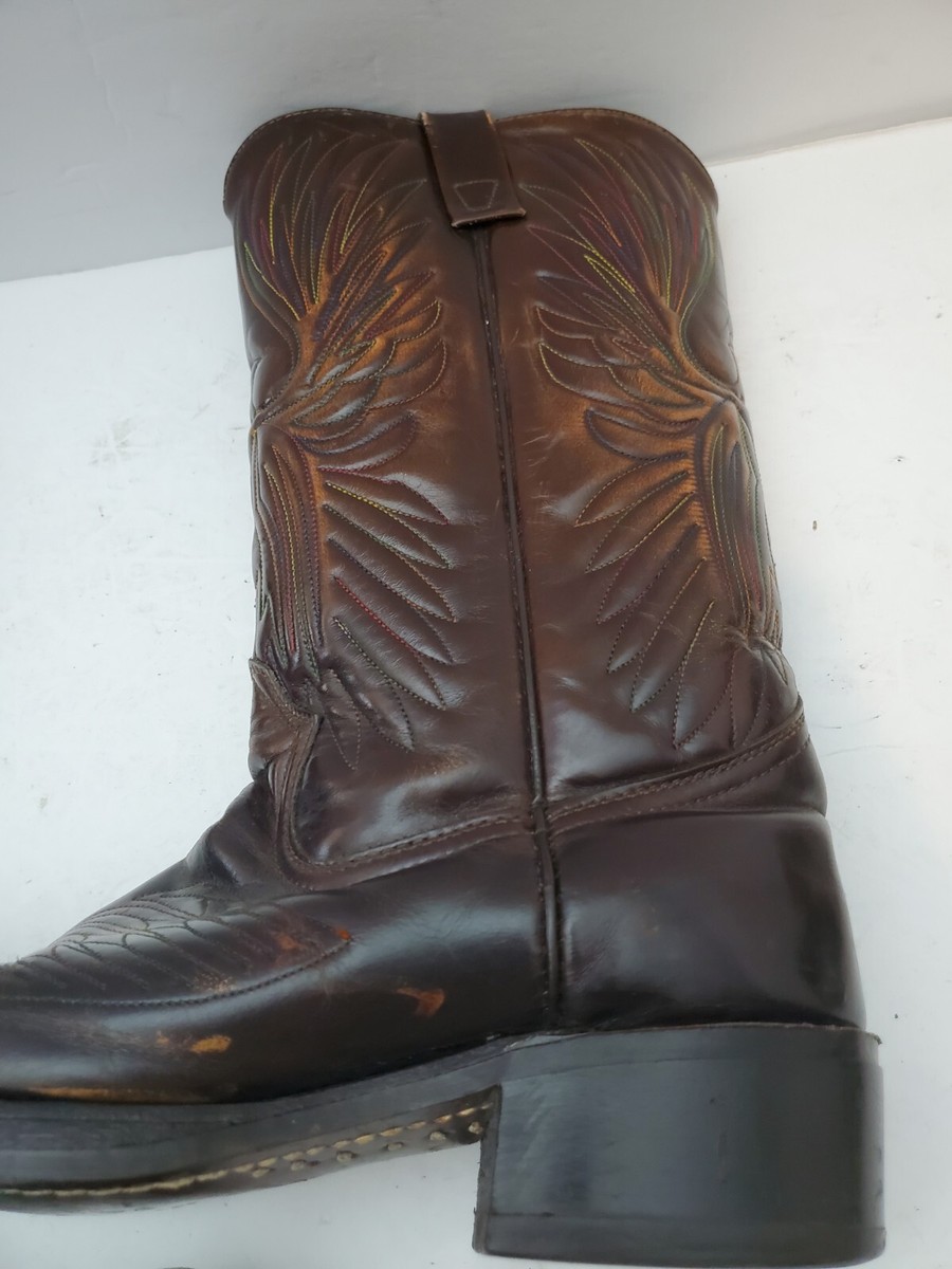 Acme Cowboy Boots (1976) Size 10D (Med) Phoenix Eagle  display picture 3