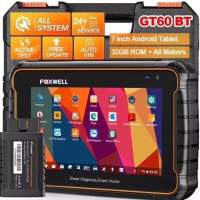 Foxwell GT60 Profi KFZ Diagnosegerät Auto OBD2 Scanner TPMS EPB DPF Alle System