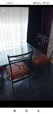 Glass Top dining table WITH  4  Chairs