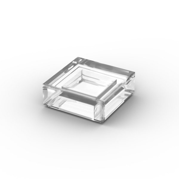 Lego 15X Fliese Platte 1X1 Tile Plate 3070B Transparent Klar Trans-Clear-image