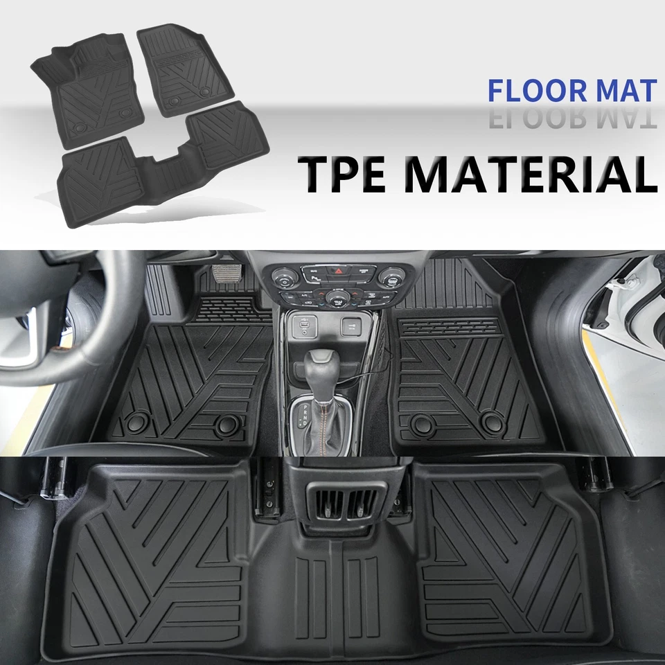 For 2017-2025 Jeep Compass Floor Mats Backrest Mats Trunk Mat Cargo Liners - Image 4 of 4