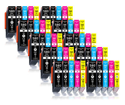 50 Tintenpatronen PGI580 CLI581 für Canon TR8550