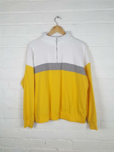 Half Zip Jumper Yellow 