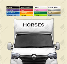 Horse Box Lettering Vinyl Sticker for Horsebox Trailer Lorry Van Graphic Decal