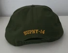 FW14 Supreme Military Shield 5 panel olive cap hat green Rare Vintage 2014