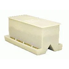 NEW 5003 - Plastic Chickens Ducks Poultry Game Chick Feeder - 2 Pack- Holds 5 lb