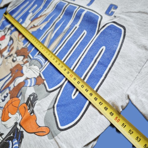 Orlando Magic Looney Tunes Changes 90s Vintage T-Shirt Size L NBA Bugs Duffy Taz - Bild 10 von 12