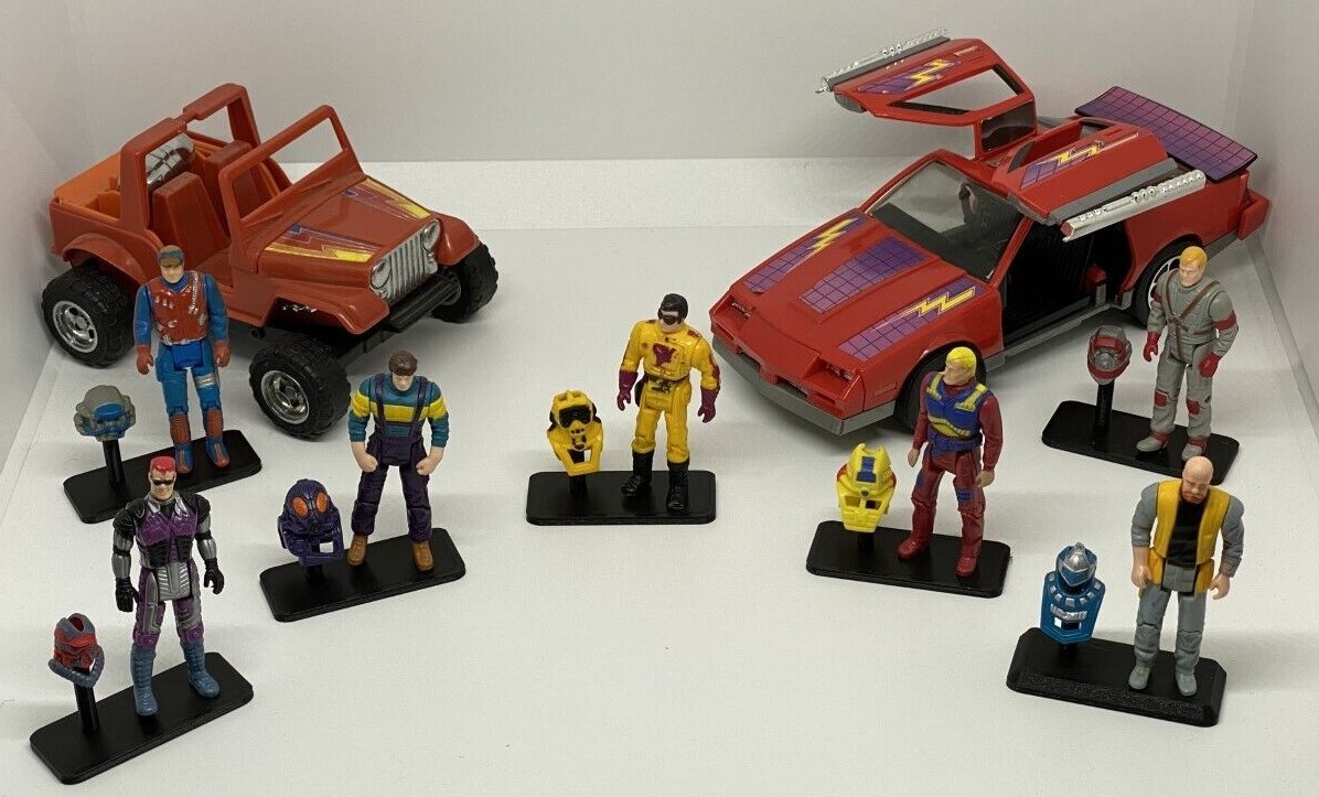 THE MASK VINTAGE ACTION FIGU　4点セット MASK The Animated Series Cartoon Action Figures - Vintage 1997