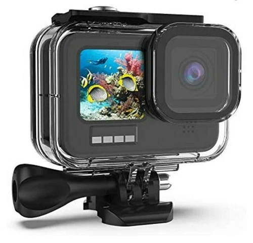 Funda protectora de buceo impermeable submarina negra para GoPro Hero 11 10 9 - Imagen 8 de 10