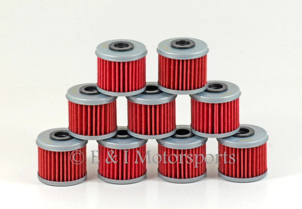 Filtro de aceite HiFlo Honda CRF450R CRF450 CRF 450R 450 2002-2017 - Paquete de 9 Foto 4 de 4