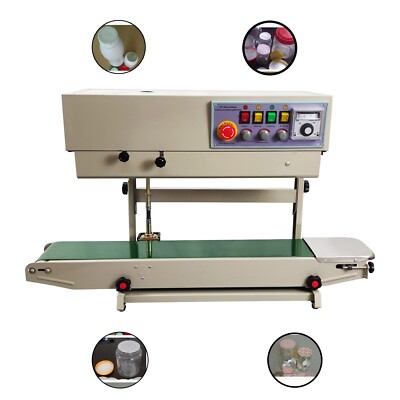 Continuous Bag Sealing Machine FR-1000 Vertical Automatic Band Sealer 110V