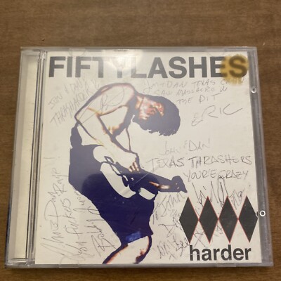 Harder by Fifty Lashes (CD, 1994, Dr. Dream Records, Inc.) Signed Autographed