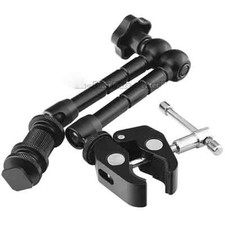 11" Inch Articulating Magic Arm Super Clamp for DSLR Rig Camera to Monitor LED