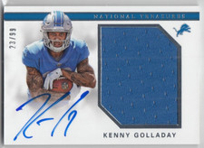 2017 Panini National Treasures Rookie Colossal Mat. Signatures K. Golladay /99