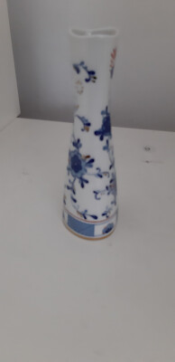Vase DDR Porzellan Reichenbach Echt Kobalt Höhe 16 cm