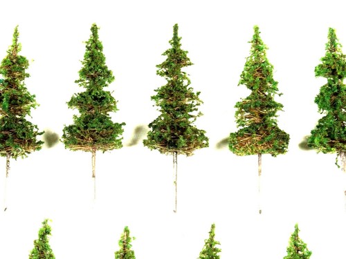 NEW LOW PRICE 20 pcs 3" PINE TREES 15mm 28mm Games N HO O Model Railroad Scenery - Picture 10 of 12