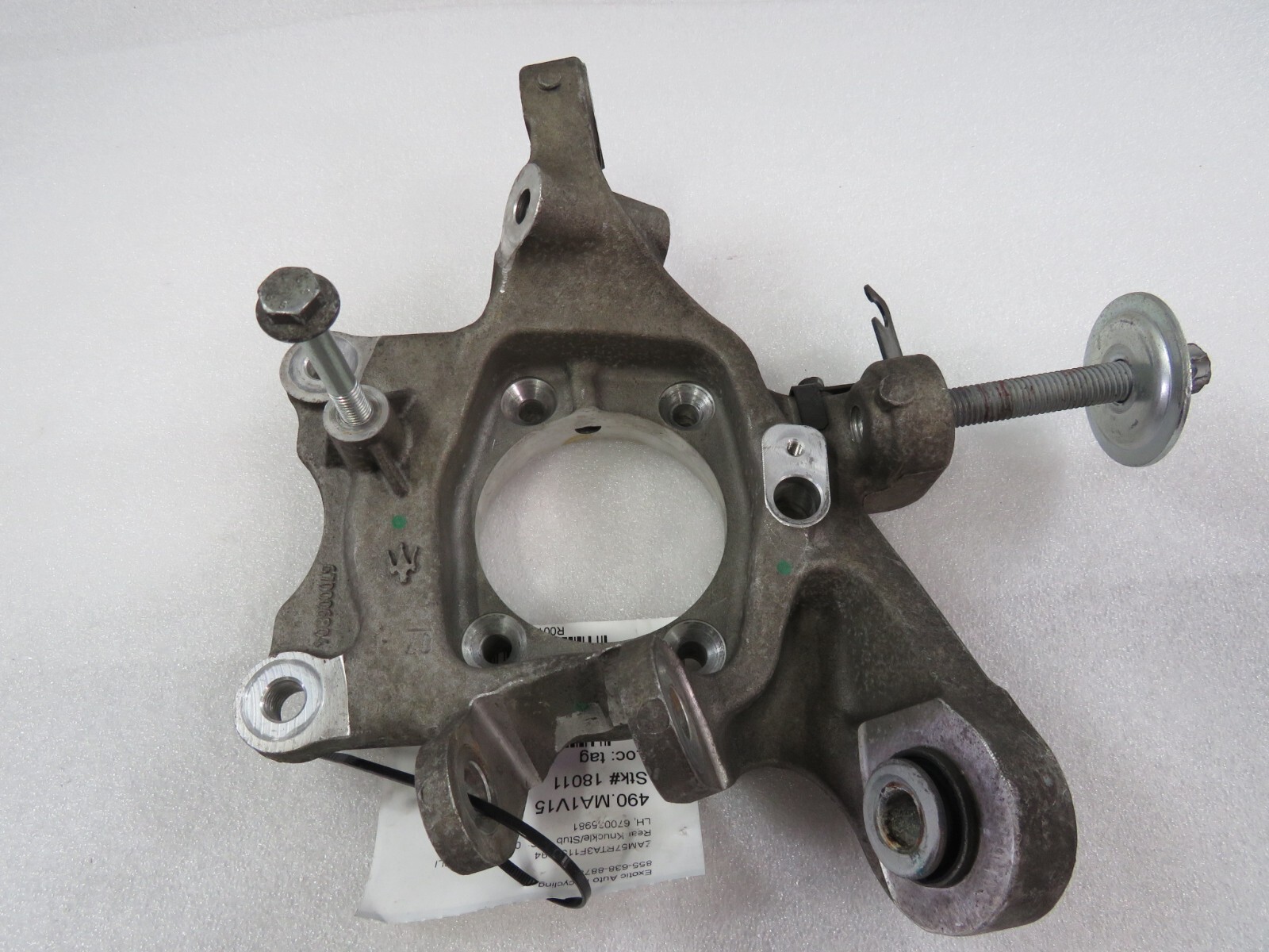 Maserati Quattroporte, Ghibli, LH, Left, Rear Knuckle/Stub, Used, P/N 670006802