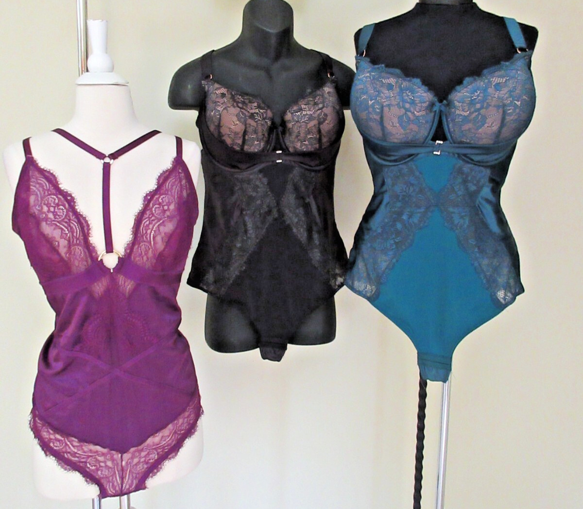 3 Queen Size Sexy Bodysuits Teddys City Chic + Fox & Royal