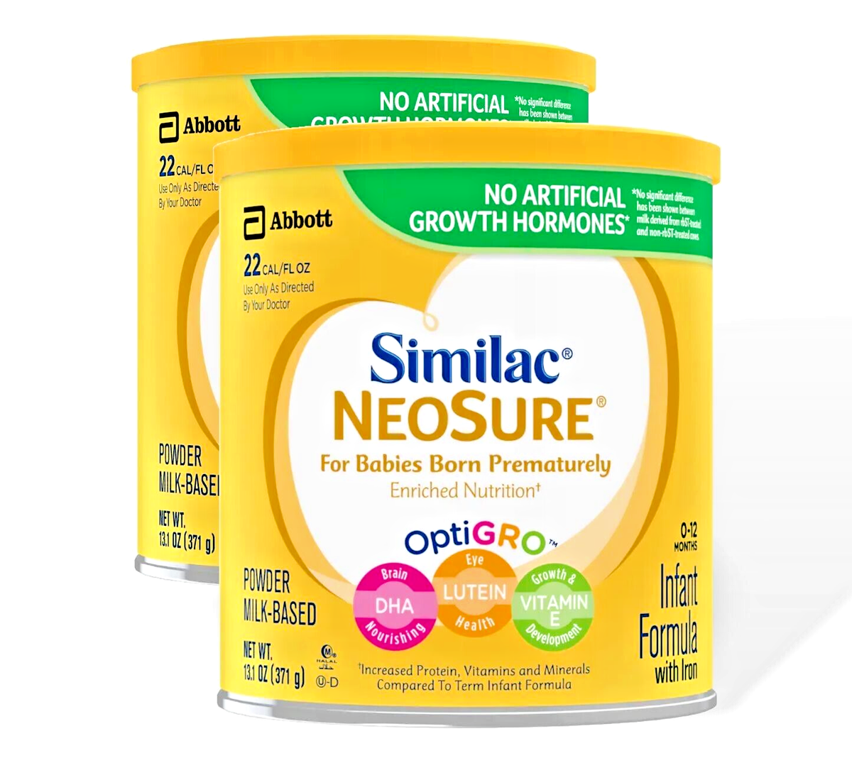 Similac Neosure Powder Formula Cans for Premature Exp