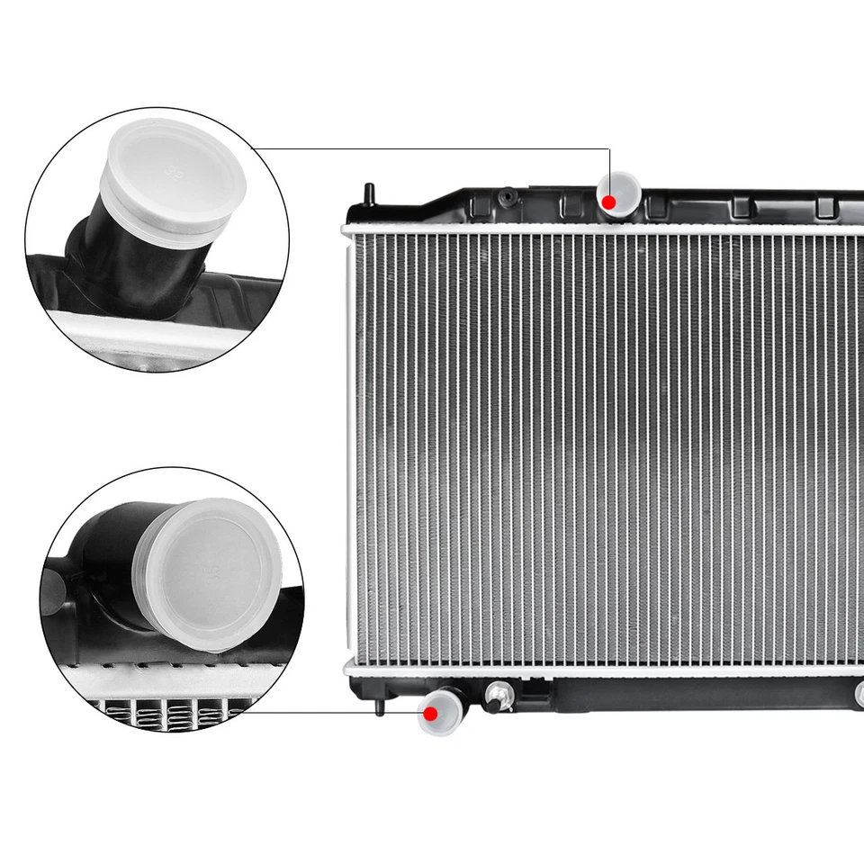 2414 Radiator for 2002 2003 2004 2005 2006 Nissan Altima Base S SL 2.5L Aluminum - Image 2 of 4