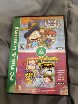 PC Fun and Learning Rugrats In Paris Movie & The Wild Thornberrys Rambler 2 Disc