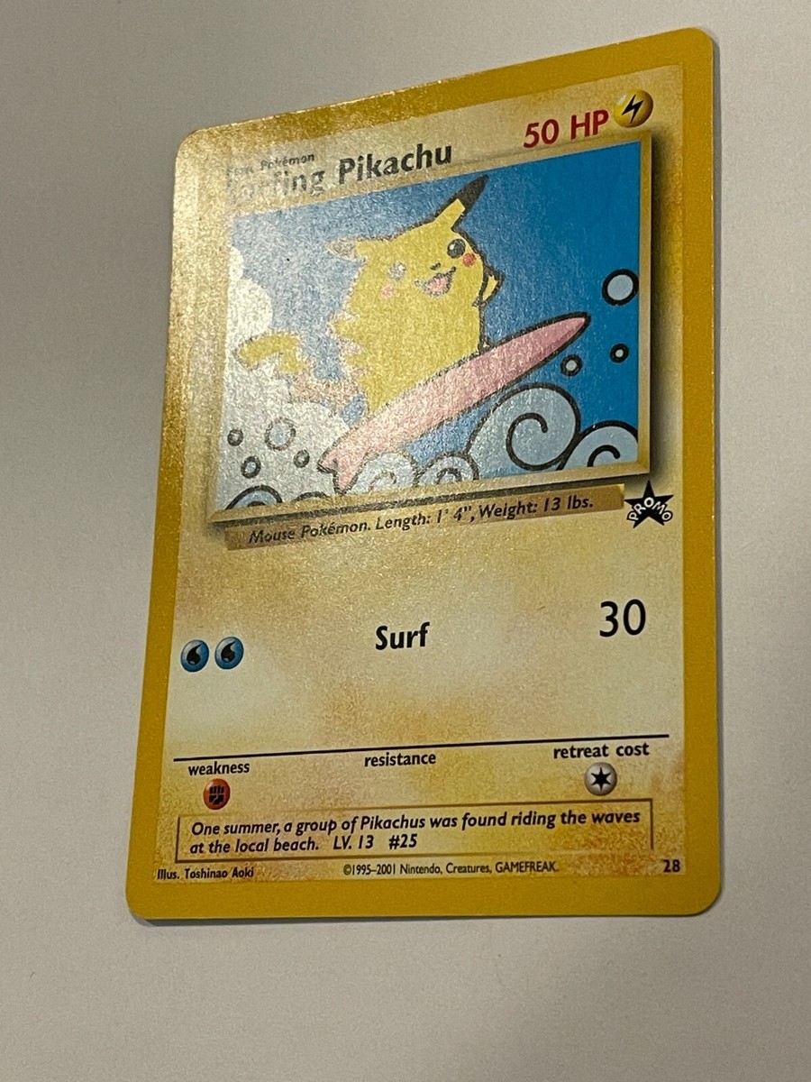 Pokemon Surfing Pikachu Promo Card 1995 #28. NM | eBay