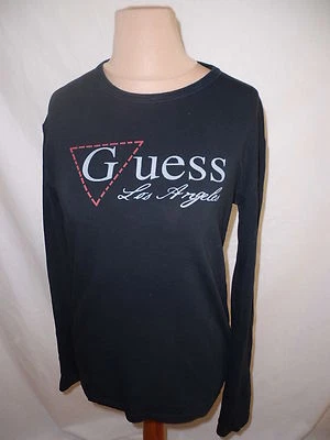 T-shirt Guess Noir Taille L à - 52% - Photo 1/3