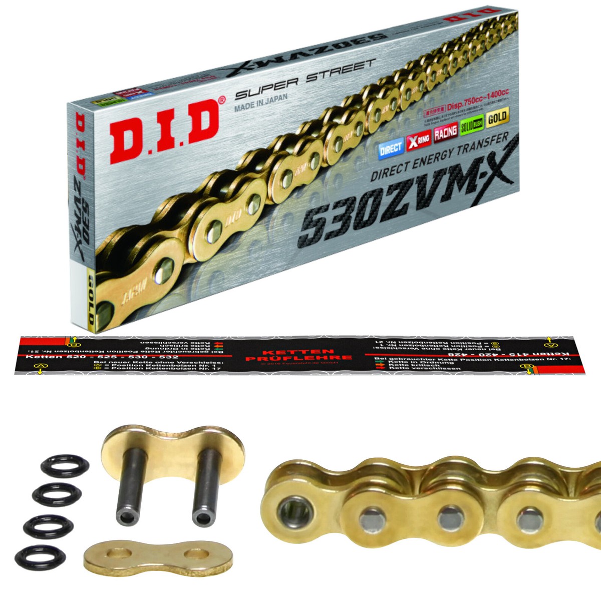 JT Heavy Duty X-Ring 530 X1R 110 L YAMAHA FZS600 FAZER 1998 - 2003