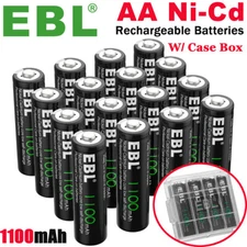 Lot AA Rechargeable Batteries NiMH 1100mAh 1.2v For Garden Solar Ni-Cd Light LED
