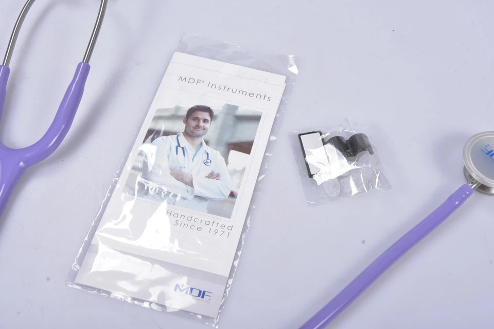 MDF Premium Zweikopf Stethoskop aus rostfreiem Stahl Edelstahl Stethoskop - Bild 3 von 4