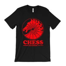 Chess Records T-Shirt - Red Muddy Waters - Blues Record Label Howlin' Wolf Soul