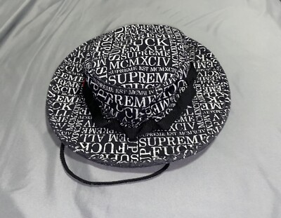 Supreme New York Fück Em All Boonie Crusher Bucket Hat DENIM Supreme New York Fück Em All Boonie Crusher Bucket Hat DENIM