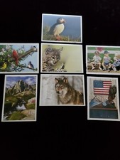  7 Single Mixed Design Blank Card Cards with envelopes lot 10