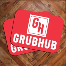 For GrubHub Brand Exposure Large Car Door Magnets 12"x18" Signs Delivery Vehicle